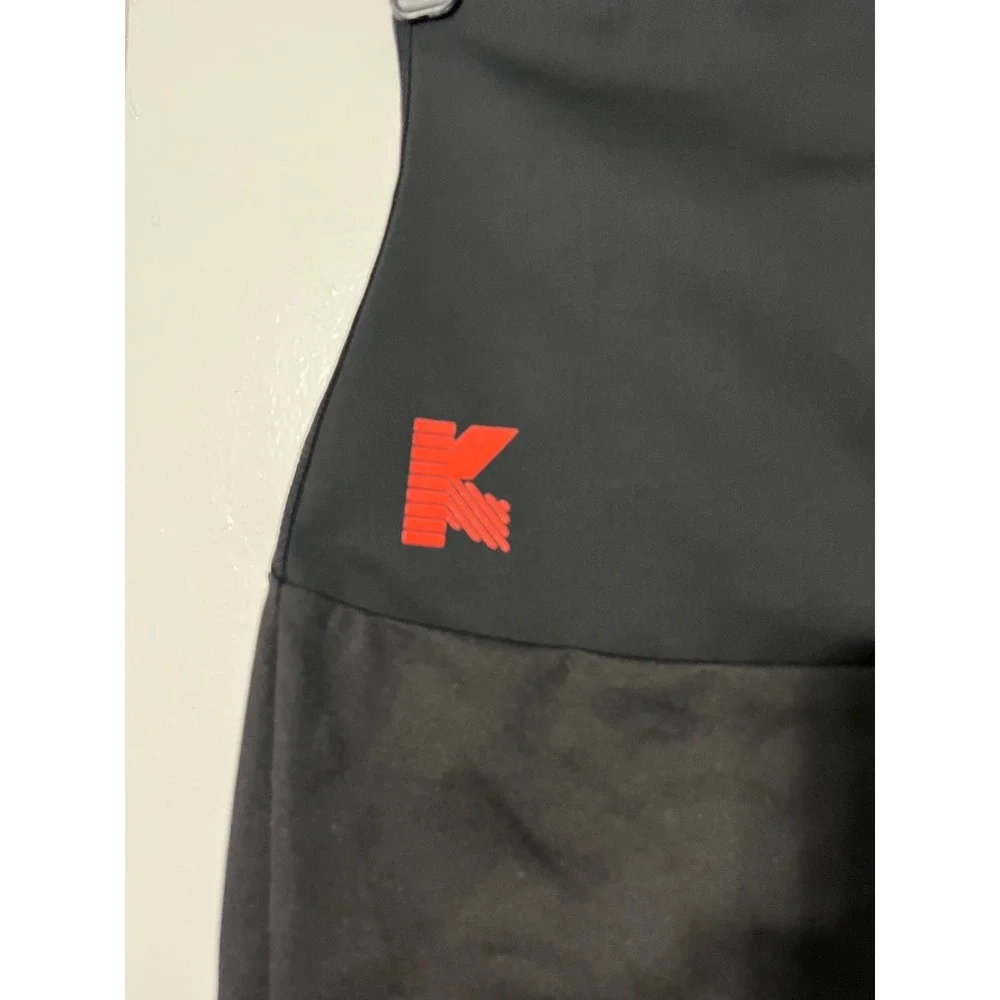 Kumayes Black High Waist Sauna Shorts Waist Trainer Tummy Control Large NWT